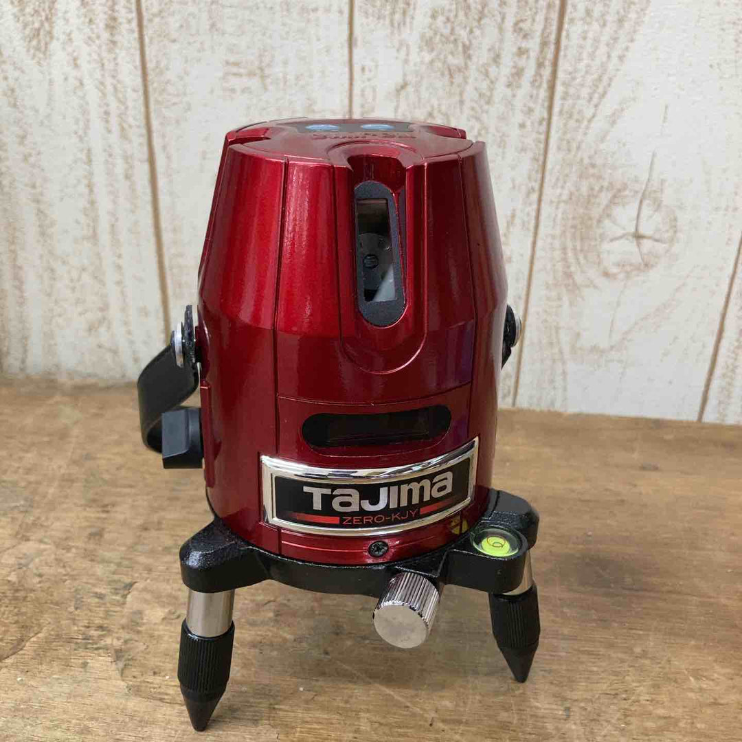 【中古品】◇タジマ(Tajima) レーザー墨出し器 矩十字・横  ZERO-KJY 赤色レーザー 受光器付き【柏店】