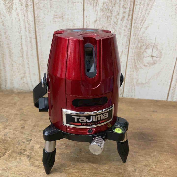 【中古品】◇タジマ(Tajima) レーザー墨出し器 矩十字・横  ZERO-KJY 赤色レーザー 受光器付き【柏店】