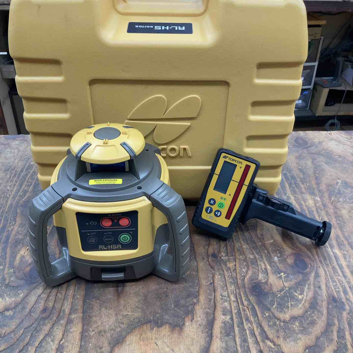 ★トプコン(TOPCON) ローテーティングレーザー RL-H5ADB(乾電池仕様)/デジタル受光器LS-100D付【柏店】