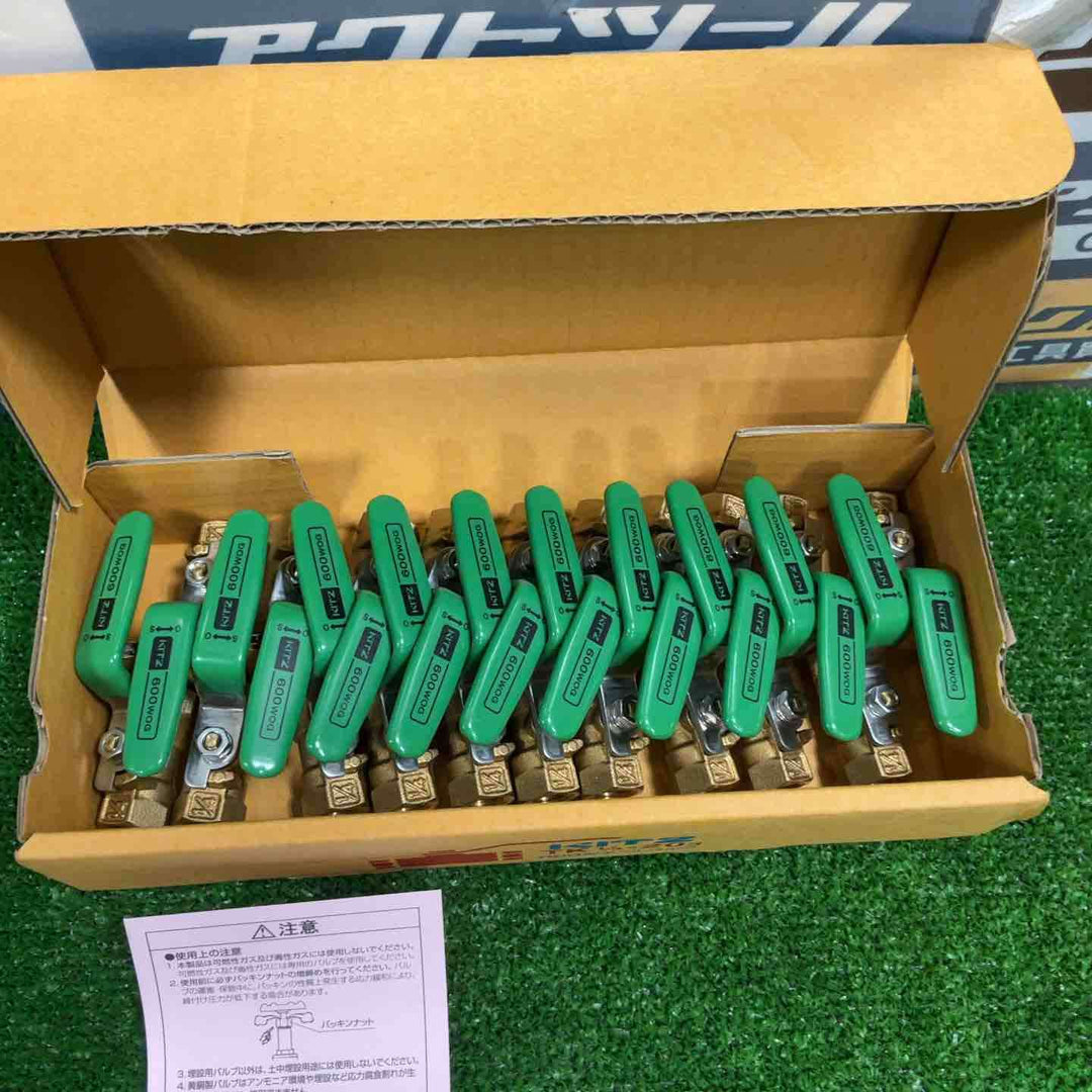 ◇KITZ 600型 ボールバルブ TK1/4 20個入り【草加店】