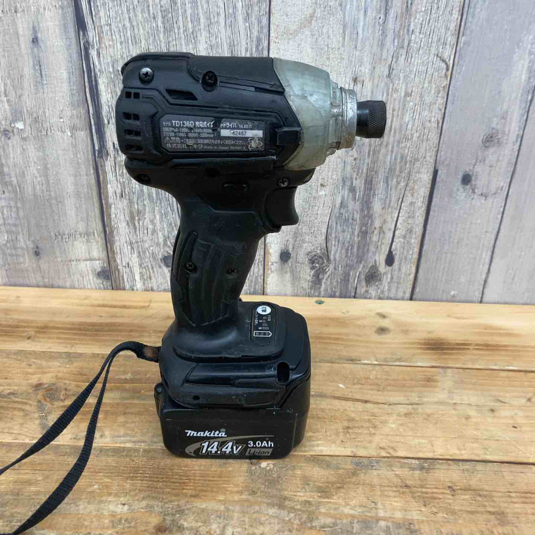マキタ(makita) コードレスインパクトドライバー TD136DRFXB 【東大和店】