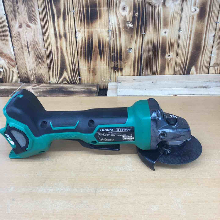 ★ハイコーキ(HIKOKI ※旧:日立工機) 100mmコードレスディスクグラインダ G3610DB(NN)【越谷店】