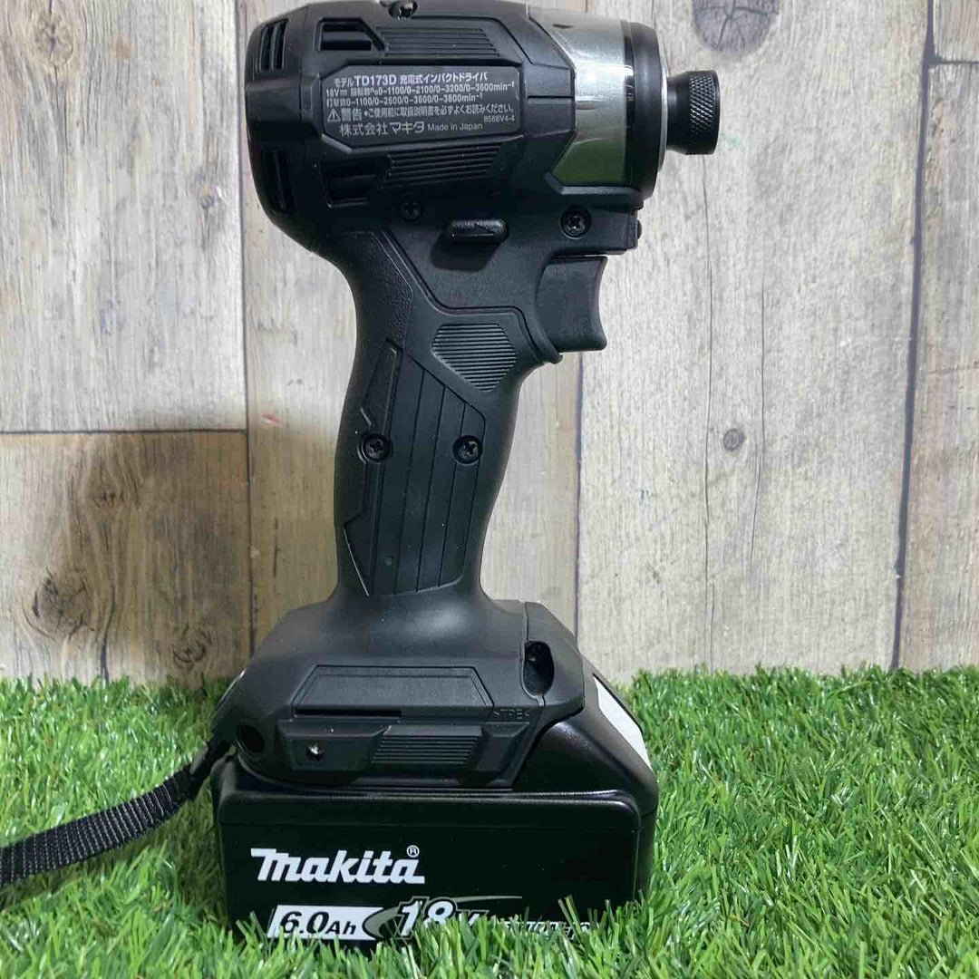 ★マキタ(makita)18V コードレスインパクトドライバー TD173DRGXB 純正バッテリー付属【戸田店】
