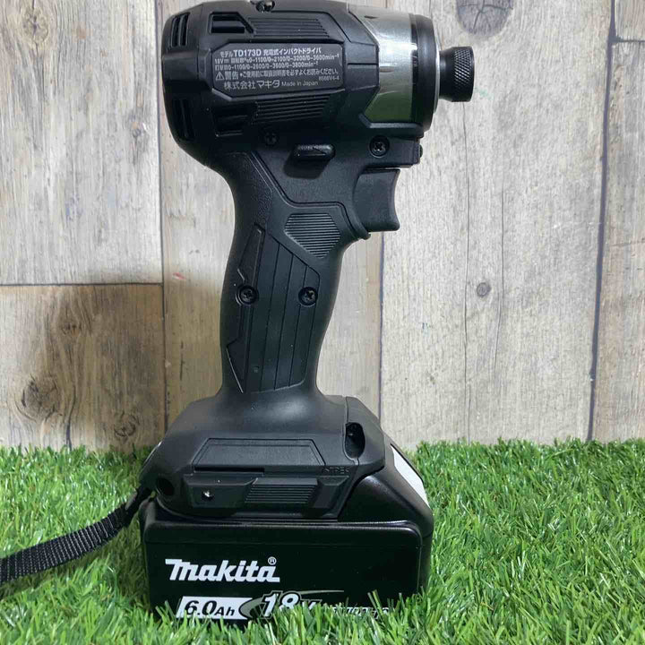 ★マキタ(makita)18V コードレスインパクトドライバー TD173DRGXB 純正バッテリー付属【戸田店】
