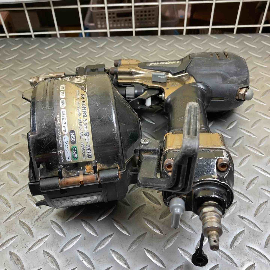 ★ハイコーキ(HIKOKI ※旧:日立工機) 高圧エア釘打ち機 NV50HR2(S)【川崎店】