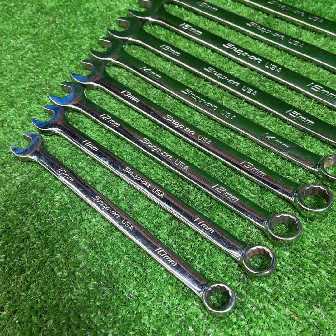 Snap-On コンビネーションレンチ 5117714 10～16ｍｍ、18,19mm 9本セット【藤沢店】