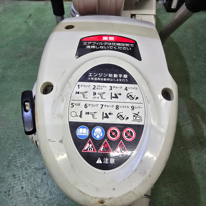 【中古品・発送可！】新ダイワ 集塵式エンジンカッター ECD7412S-CD 新品刃付き！ 集じんバッグ付き！【桶川店】