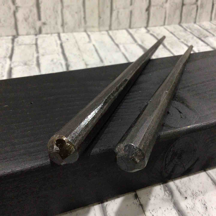 正行 釘締め 釘〆 2本組 丸型 約157mm/約180mm 箱付属 【川口店】