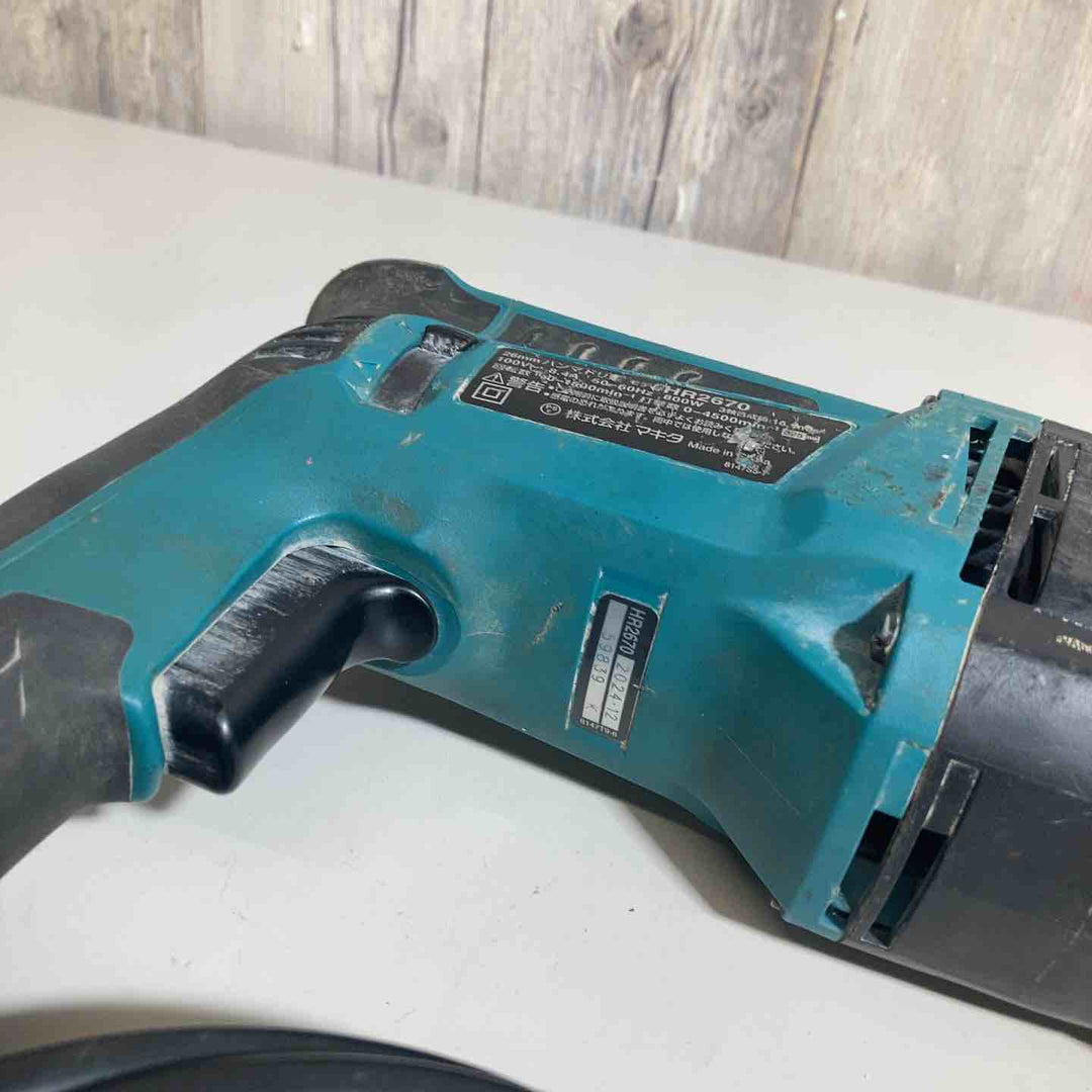 ★マキタ(makita) 26mmハンマドリル HR2670 本体のみハンドル無し【戸田店】