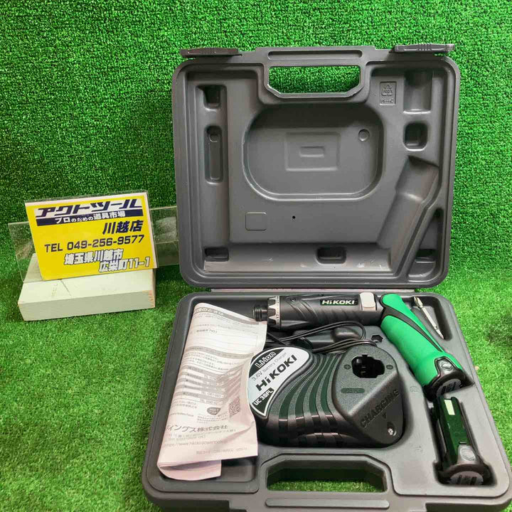 〇ハイコーキ(HIKOKI ※旧:日立工機)  3.6V コードレスペンドライバドリル   1.5Ah DB3DL2(2LCSK)【川越店】