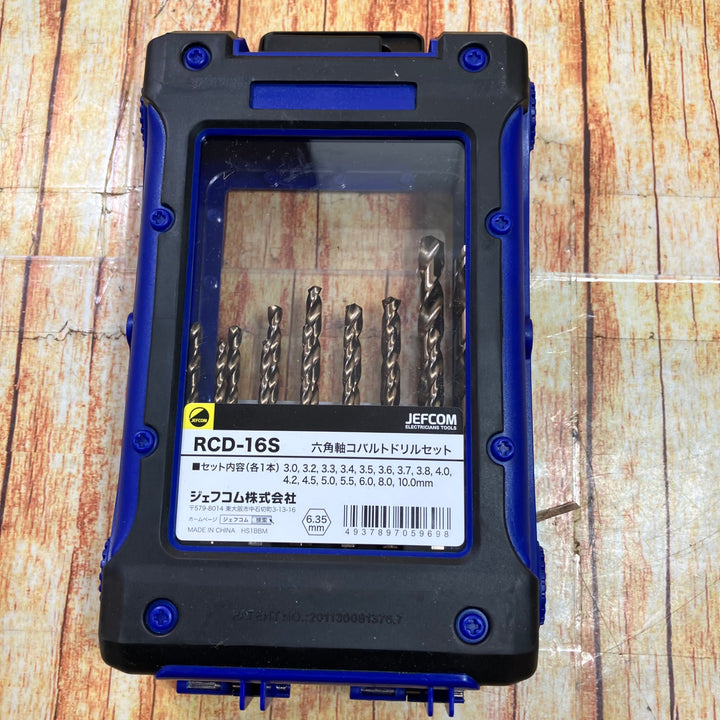 ジェフコム 六角軸コバルトドリル RCD-16S【川崎店】