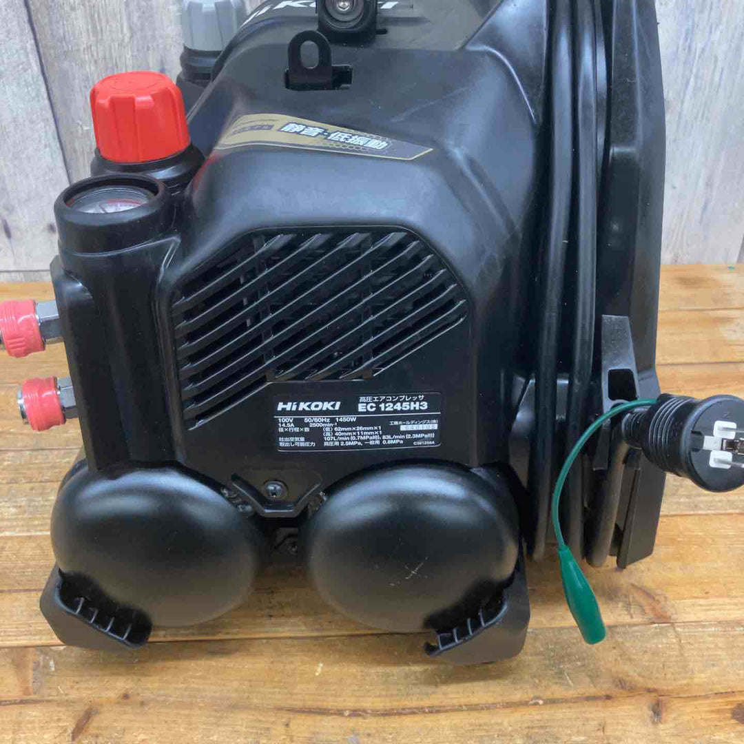 【中古品】ハイコーキ(HIKOKI ※旧:日立工機) 高圧エアコンプレッサ EC1245H3(CTN) 高圧 常圧【東大和店】