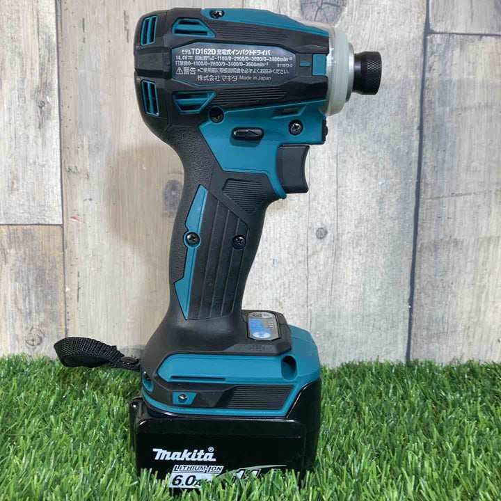 ★マキタ(makita)14.4Vコードレスインパクトドライバー TD162DRGX 純正バッテリ2個付【戸田店】