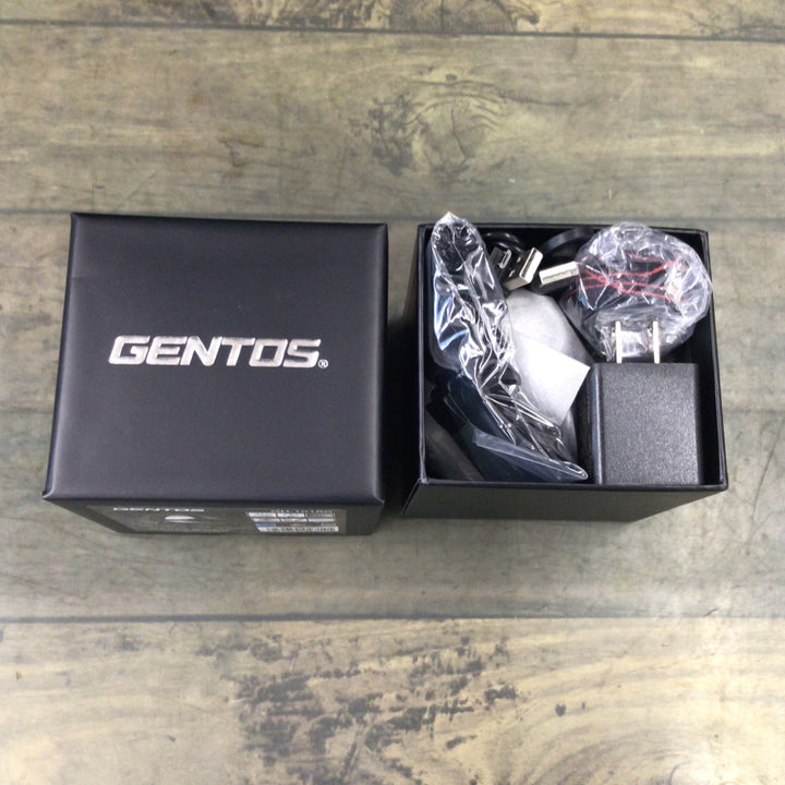 GENTOS LED ヘッドライト USB充電式  GH-101RG ANSI規格準拠 ブラック 【東大和店】