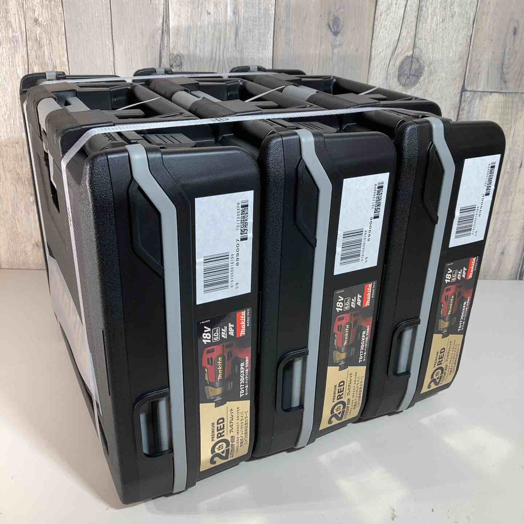 ◇マキタ(makita) コードレスインパクトドライバー TD173DGXPR ３台セット 純正バッテリ付 赤【戸田店】