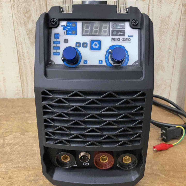 【中古/美品】ANDELI 半自動溶接機 MIG-250ME ノンガスMIG/アーク溶接/LIFT TIG 100V/200V兼用【柏店】