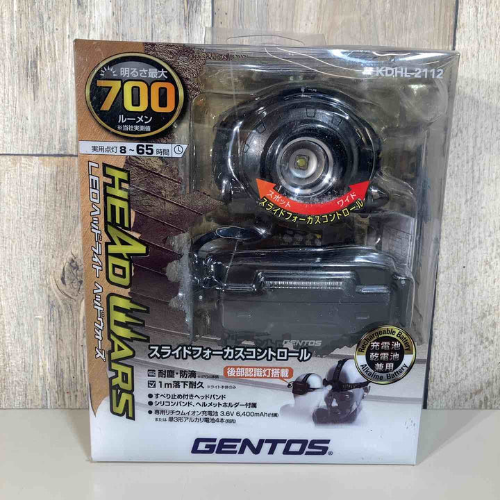 ◇GENTOS ヘッドセット HEADWARS KDHL-2112 店頭展示品【戸田店】