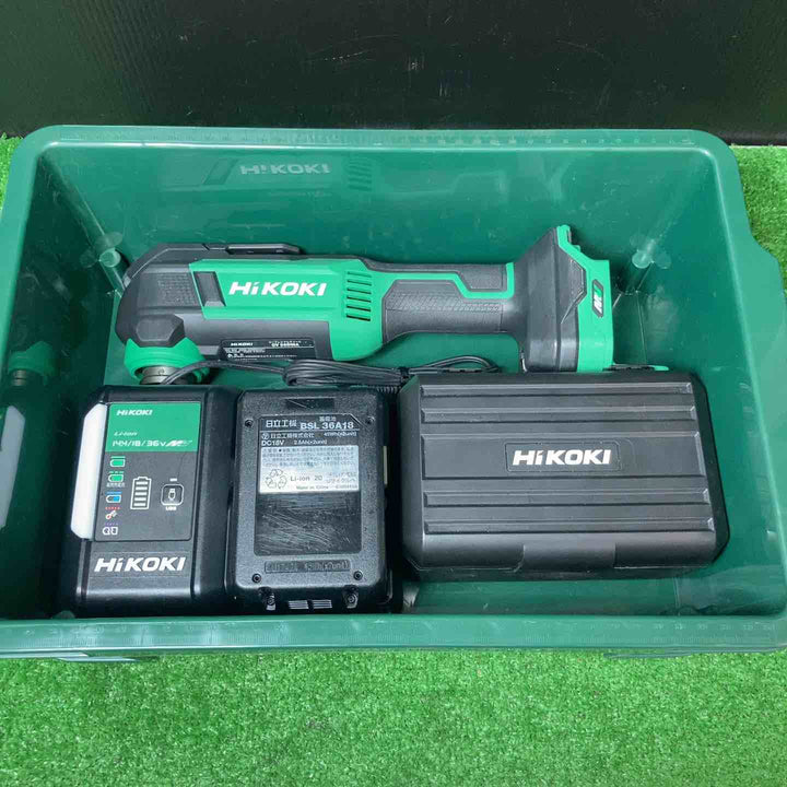 ★ハイコーキ(HIKOKI ※旧:日立工機) コードレスマルチツール CV36DMA(XPZ) バッテリー・充電器各1個付き【岩槻店】
