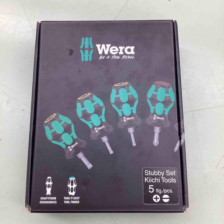 ヴェラ(wera)スタビードライバー 5本組セット プラス3本 マイナス2本 コンパクト 小型 短い 狭い場所 ネジ 【越谷店】