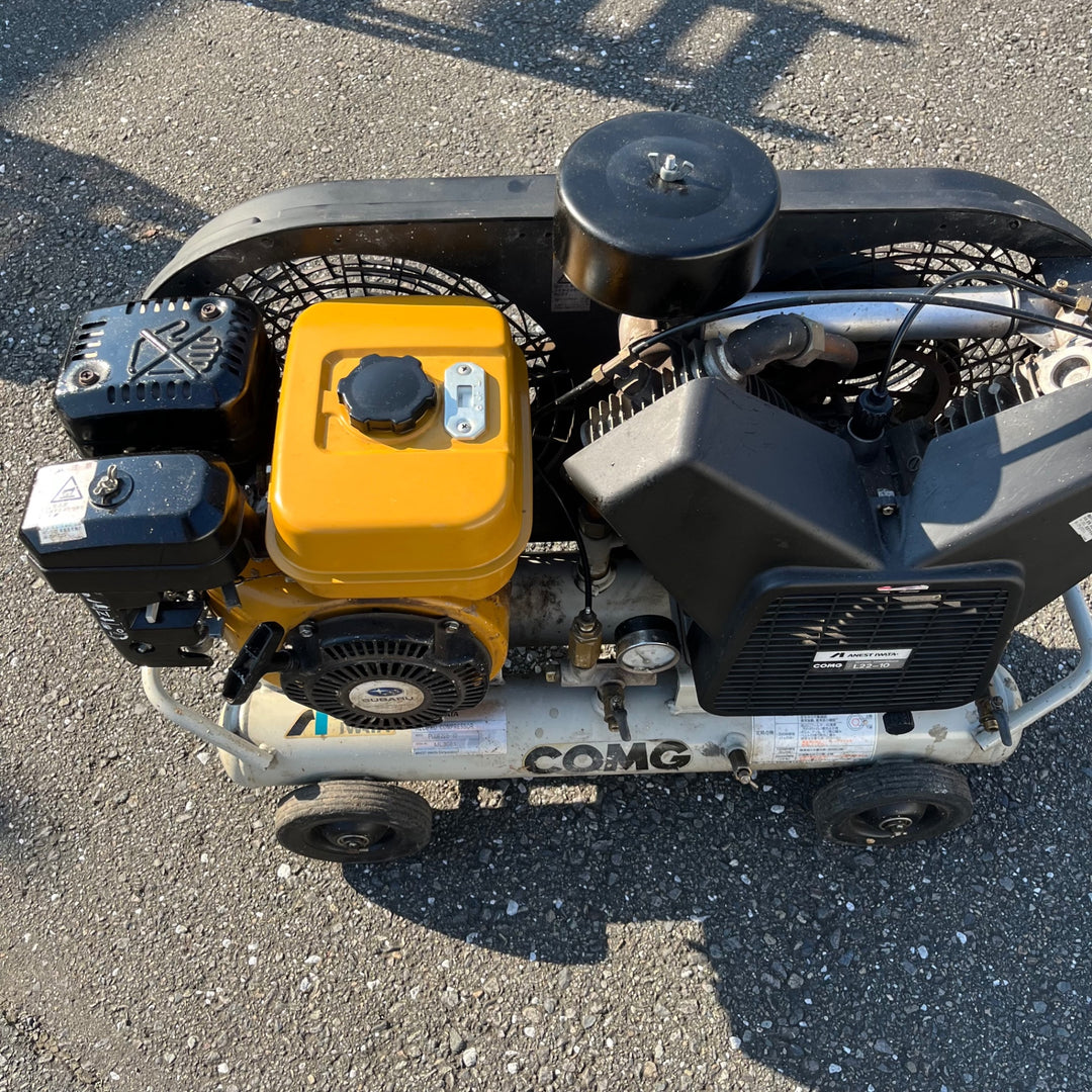 【中古品/店頭受取り限定】◇アネスト岩田(IWATA) エンジンコンプレッサー PLUE22B-10 3馬力【東大和店】