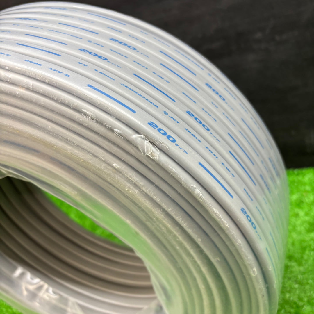 【未使用品】富士電線 200タイプVVFケーブル 1.6mm 3心 100m巻 黒赤緑【電材館越谷店】