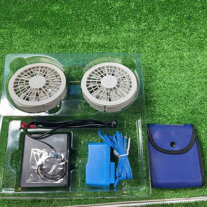 【格安】ジーベック(XEBEC) 空調服 スターターキット(グレー) SP01GX ファン・バッテリーセット 10箱【岩槻店】