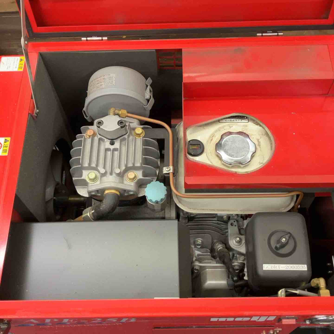 【店頭受取り限定】明治 meiji エンジンコンプレッサー APE-25B 3.3馬力【柏店】