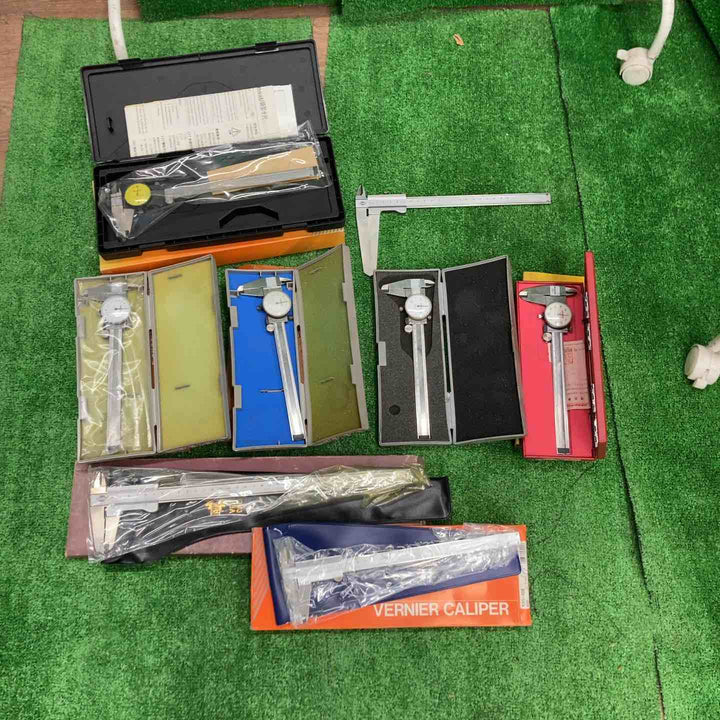 ミツトヨ、マツイなど ノギスまとめ売り 測定/計測工具(サイズ混在) 【桶川店】