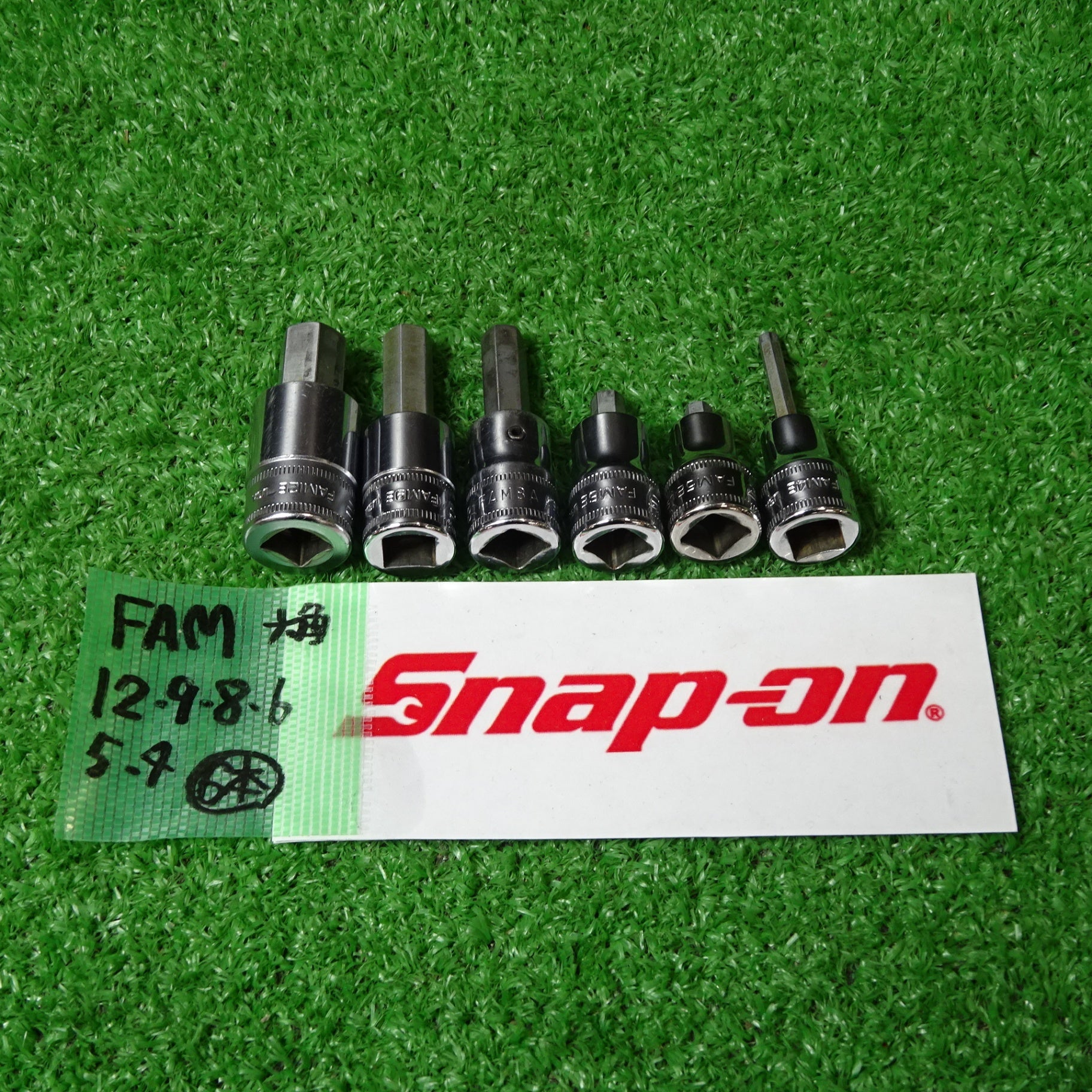 スナップオン/Snap-on ヘックスソケット 19個セット インチ、ミリ TMA 7個、FA 6個、FAM 6個【岩槻店】