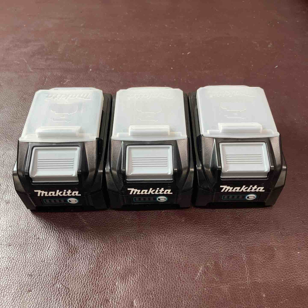 【未使用品(店頭展示品)】マキタ(makita) リチウムイオンバッテリー 40Vmax/4.0Ah BL4040 3点まとめ【東大和店】