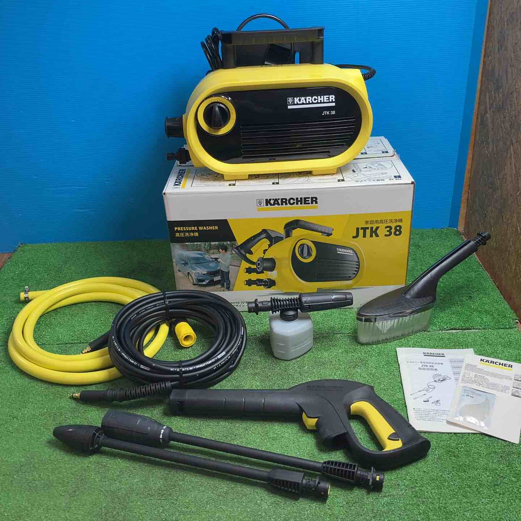 未使用品(店頭展示品)】◇ケルヒャー(KARCHER) 家庭用高圧洗浄機 JTK38
