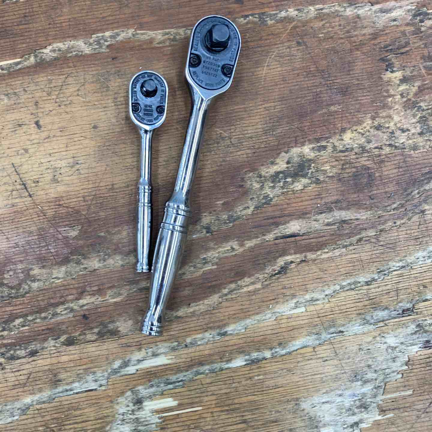 スナップオンSnap-on ラチェット3/8 2本セット Snap-on (スナップオン