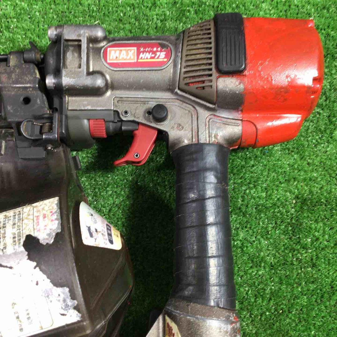【現状品】◇マックス(MAX) 高圧エア釘打ち機  HN-75 保証なし【川口店】