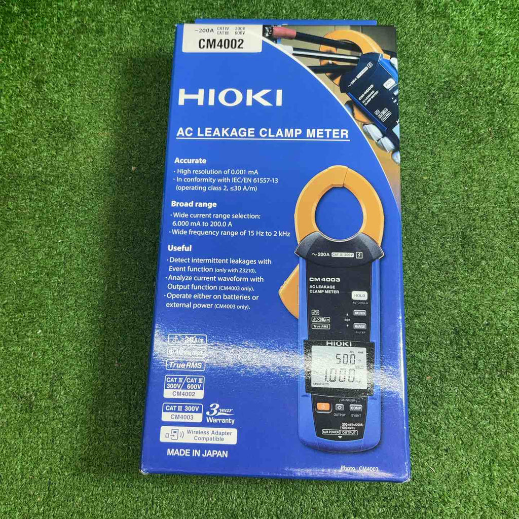 HIOKI ACリーククランプメータ CM4002 ワイヤレスアダプタ付 未使用品】 日置電機(HIOKI) ACリーククランプメータ CM4002 【藤沢店