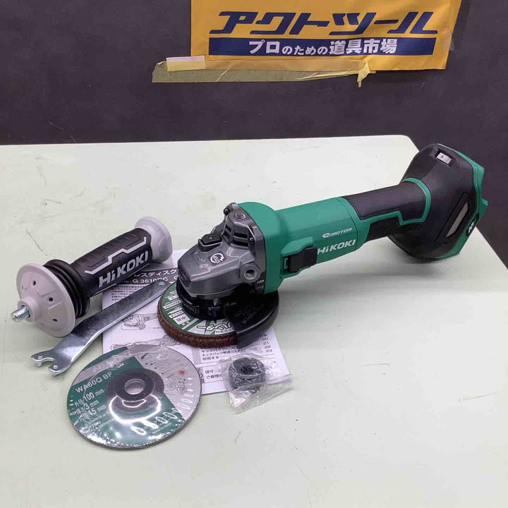 ★ハイコーキ(HIKOKI ※旧:日立工機) 100mmコードレスディスクグラインダ G3610DC(NN)【越谷店】