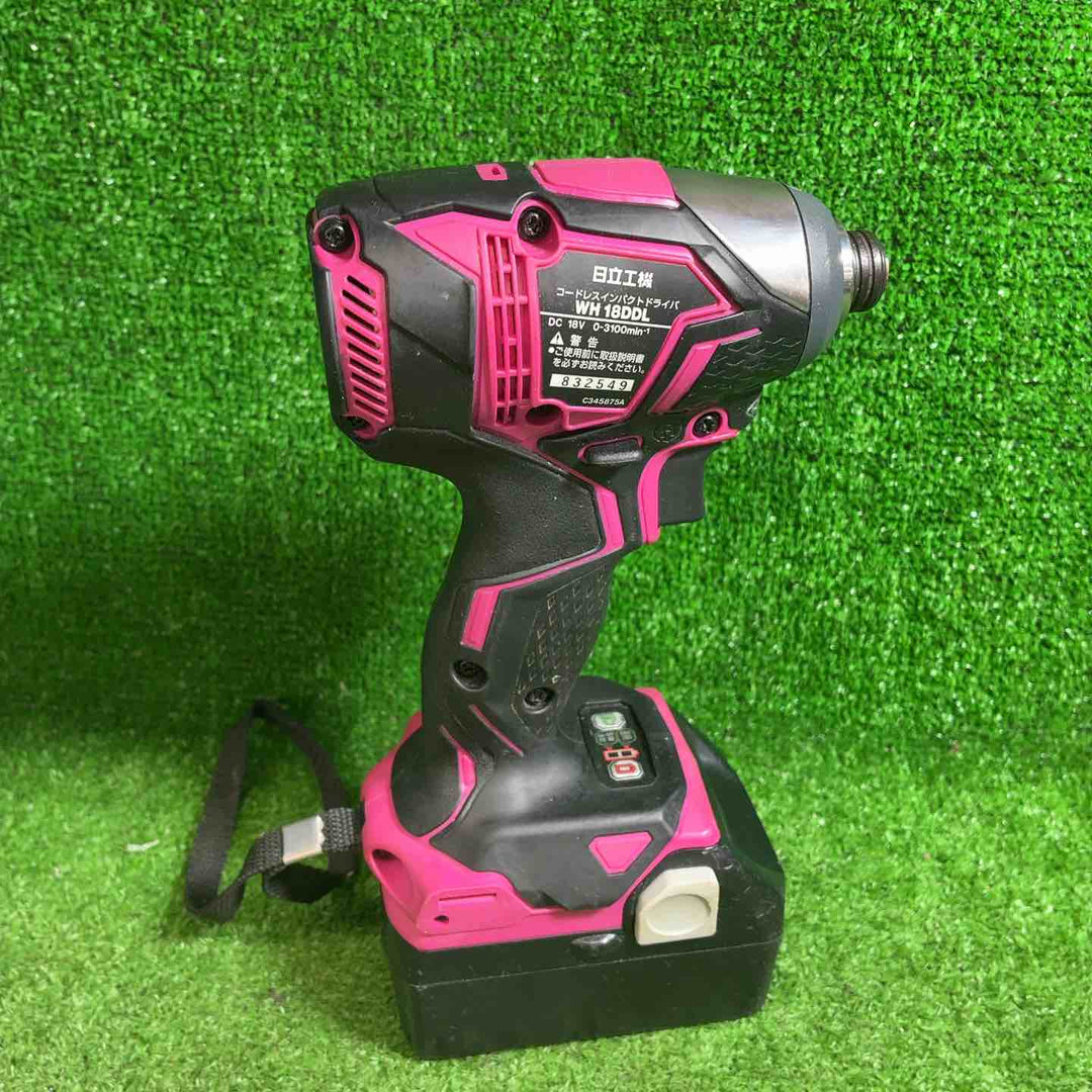 ハイコーキ(HIKOKI ※旧:日立工機) コードレスインパクトドライバー WH18DDL(NN)(R) パワフルレッド【藤沢店】