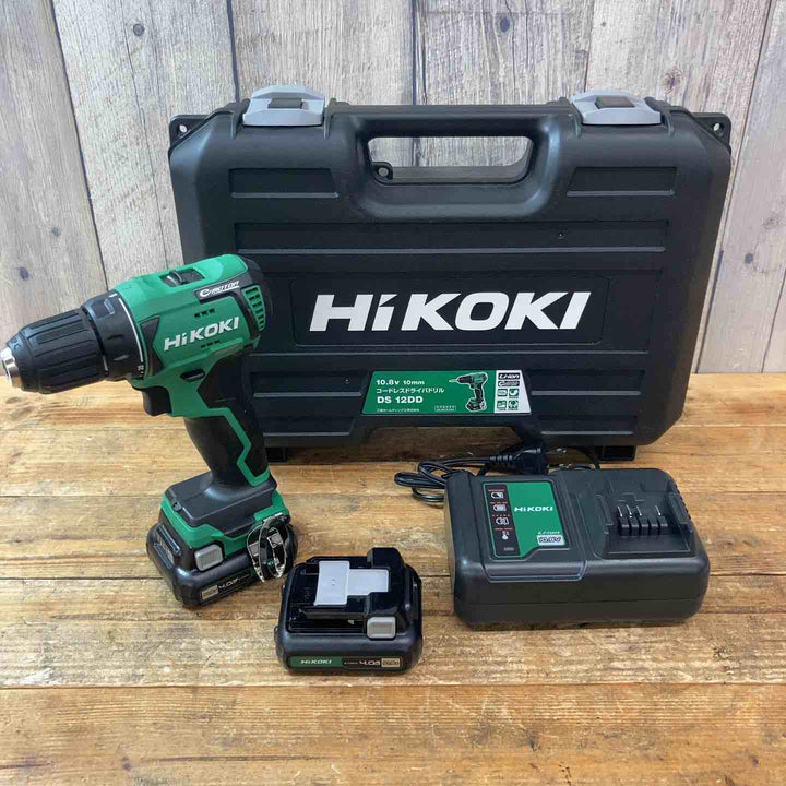 【中古美品】 ★ハイコーキ(HIKOKI ※旧:日立工機) コードレスドリルドライバー DS12DD(2LS) 【東大和店】