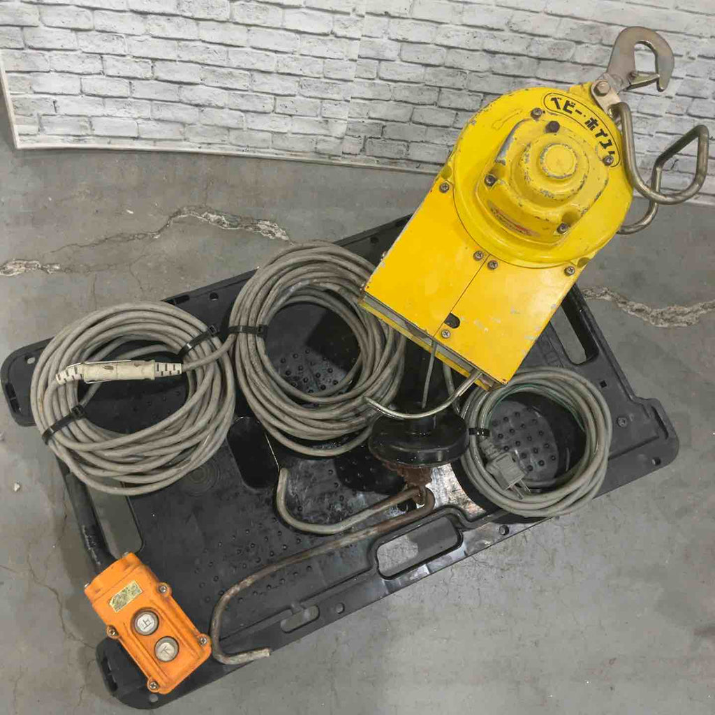 ◇トーヨーコーケン(TKK) ベビーホイスト BH-N315 電動ウインチ 60kg 14m リモコン延長コード付【岩槻店】 ◇トーヨーコーケン(TKK) ベビーホイスト BH-N315 電動ウインチ 60kg