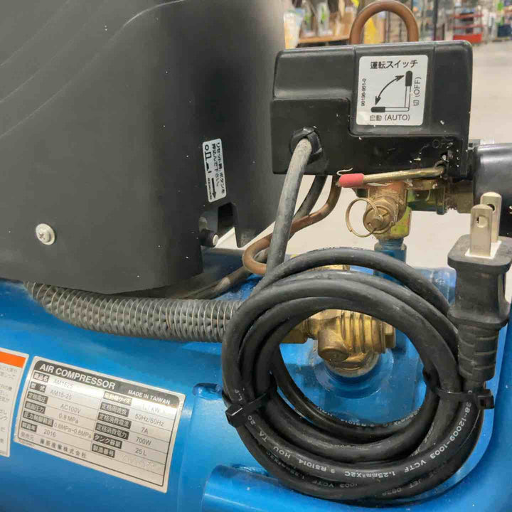 【店頭受取り限定】◇藤原産業 オイルレスエアコンプレッサー AM15-25【川口店】