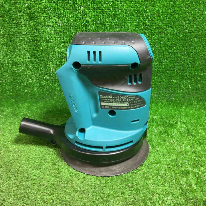 マキタ(Makita) 125ミリ充電式ランダムオービット 18V6Ah バッテリ・充電器付 BO180DRG【藤沢店】