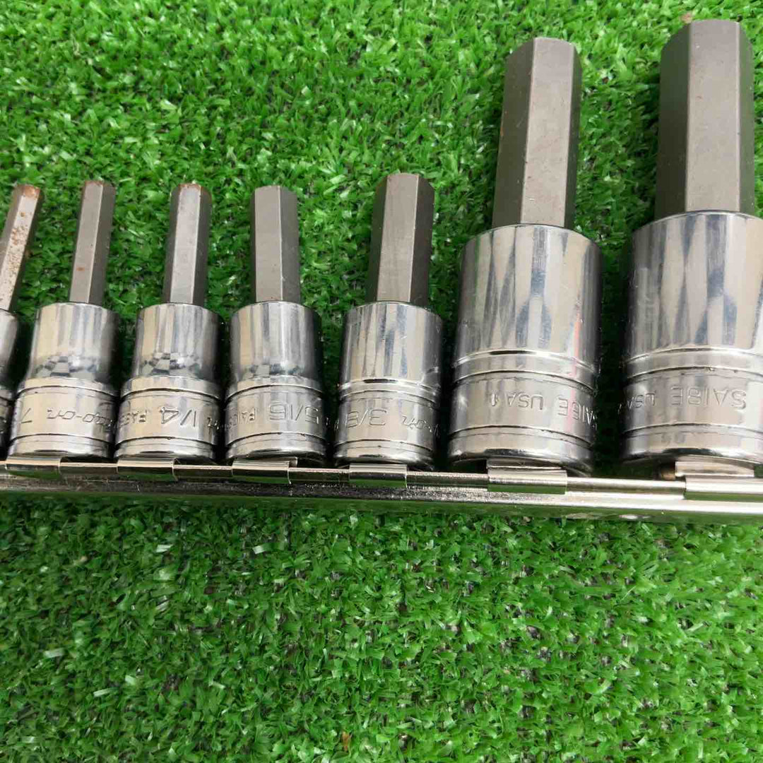 スナップオン(Snap-on) ヘックスソケット 10点セット SA18E/SA16E/FA12E/10/8/7/6/5 FTX40E/TTX25E【草加店】