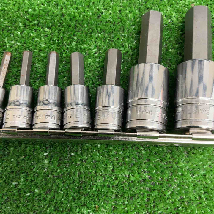 スナップオン(Snap-on) ヘックスソケット 10点セット SA18E/SA16E/FA12E/10/8/7/6/5 FTX40E/TTX25E【草加店】