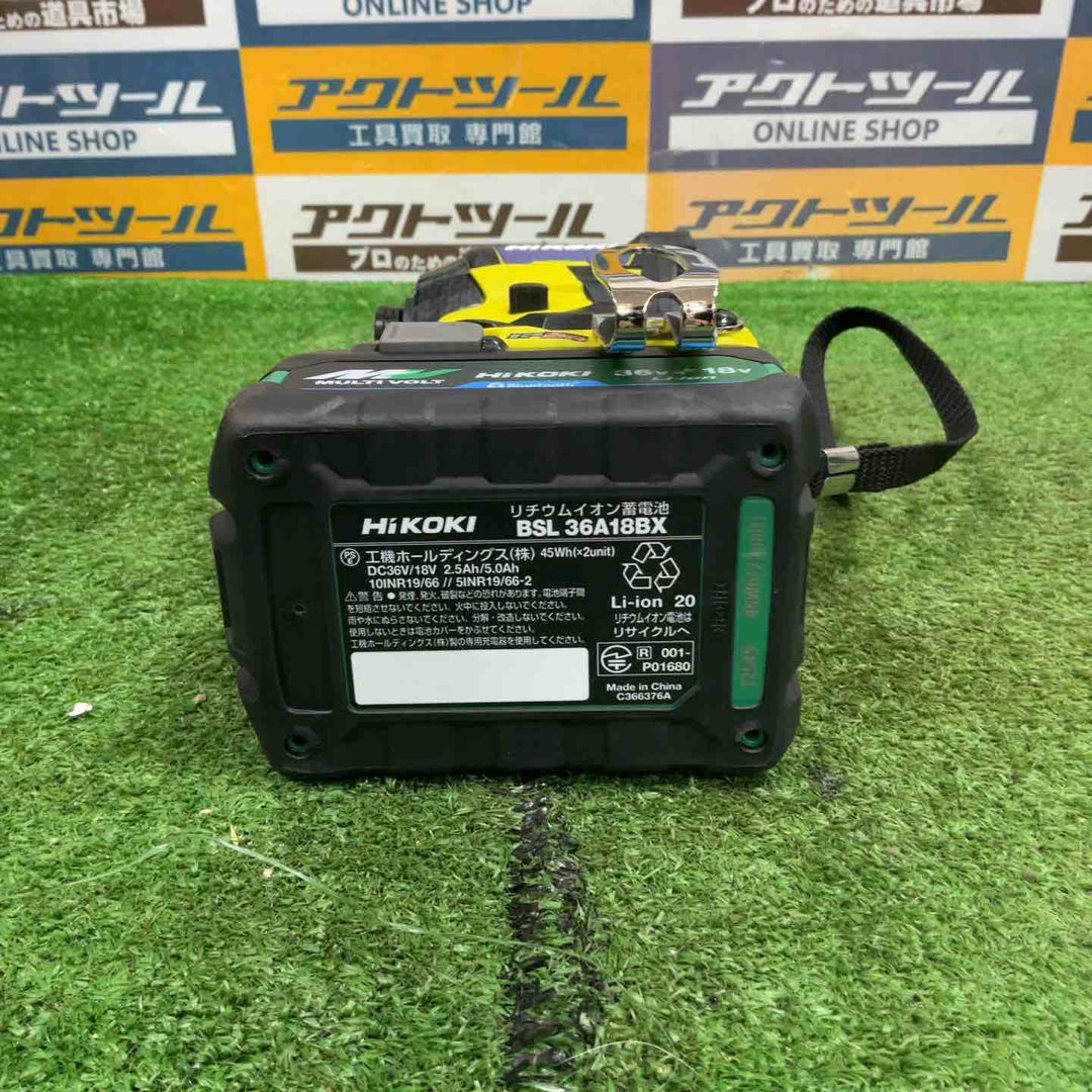 ★ハイコーキ(HIKOKI ※旧:日立工機) コードレスインパクトドライバ スパイダーイエロー WH36DD(2XHYSZ)【草加店】