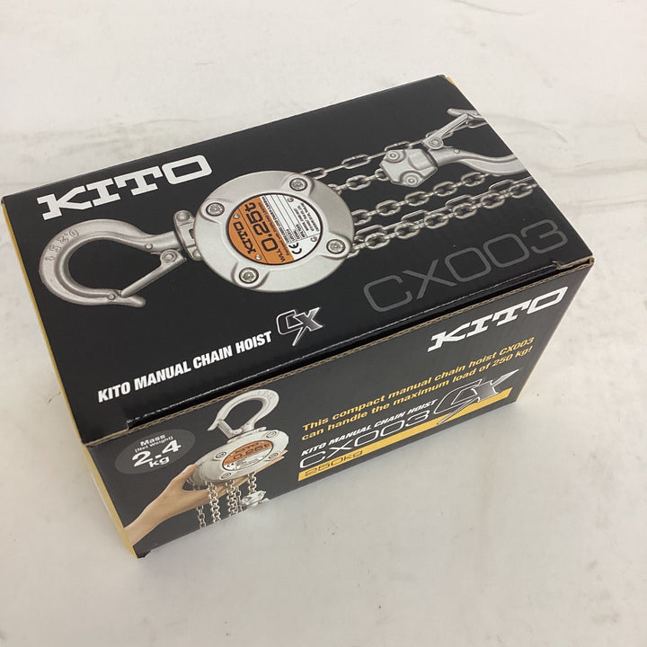 ★KITO(キトー) チェーンブロック CX003 (CX1A)【狭山】