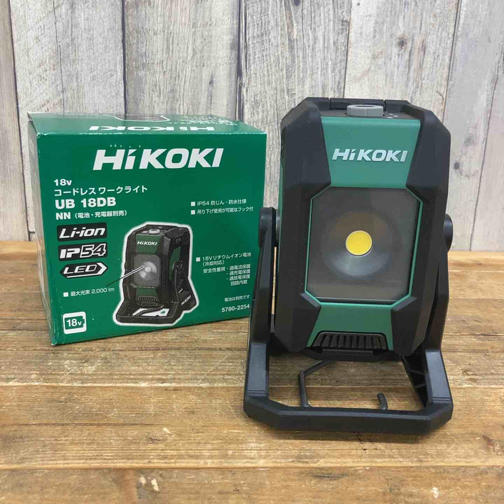 【中古美品】 HiKOKI(ハイコーキ) 18V コードレス LED ワークライト ダイヤル式調光機能付き UB18DB(NN) 【東大和店】