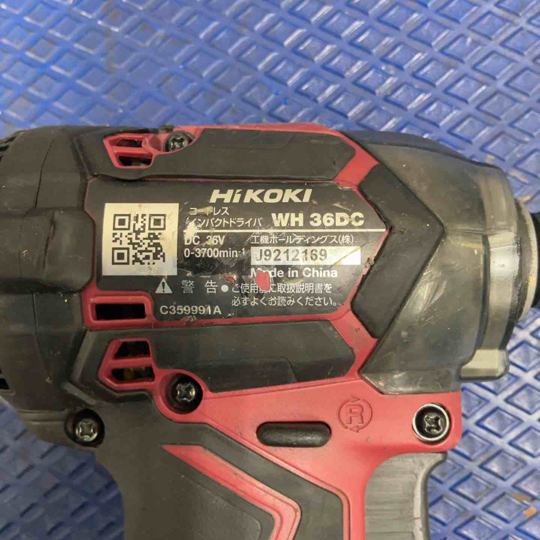 ★ハイコーキ(HIKOKI ※旧:日立工機) コードレスインパクトドライバー WH36DC(NNR)【草加店】