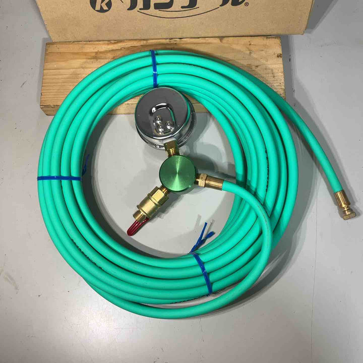 ◇カンツール(KANTOOL) 止水プラグ用 エアーホース10m･圧力計付 HT-10T 長期保管品【戸田店】