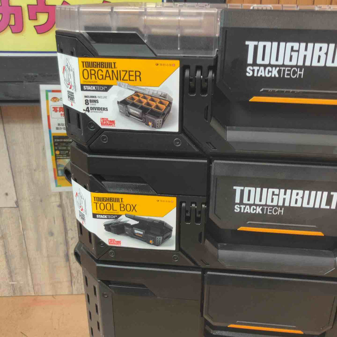 中古品】 タフビルド(TOUGH BUILT) ツールボックス(STACK TECH) 4点 