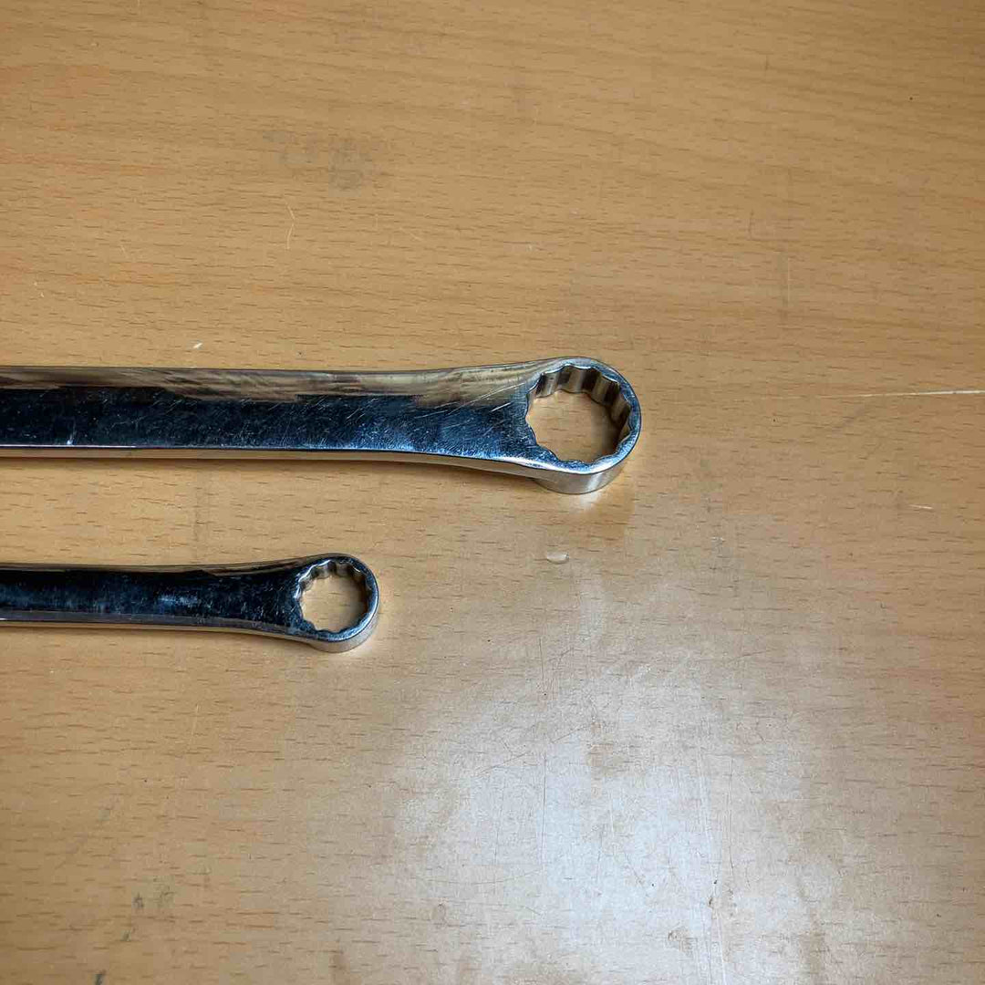 スナップオン(Snap-on ストレートメガネレンチ ロングハンドル XDHFM1012 1719 10-12mm 17-19mm 2点セット【越谷店】