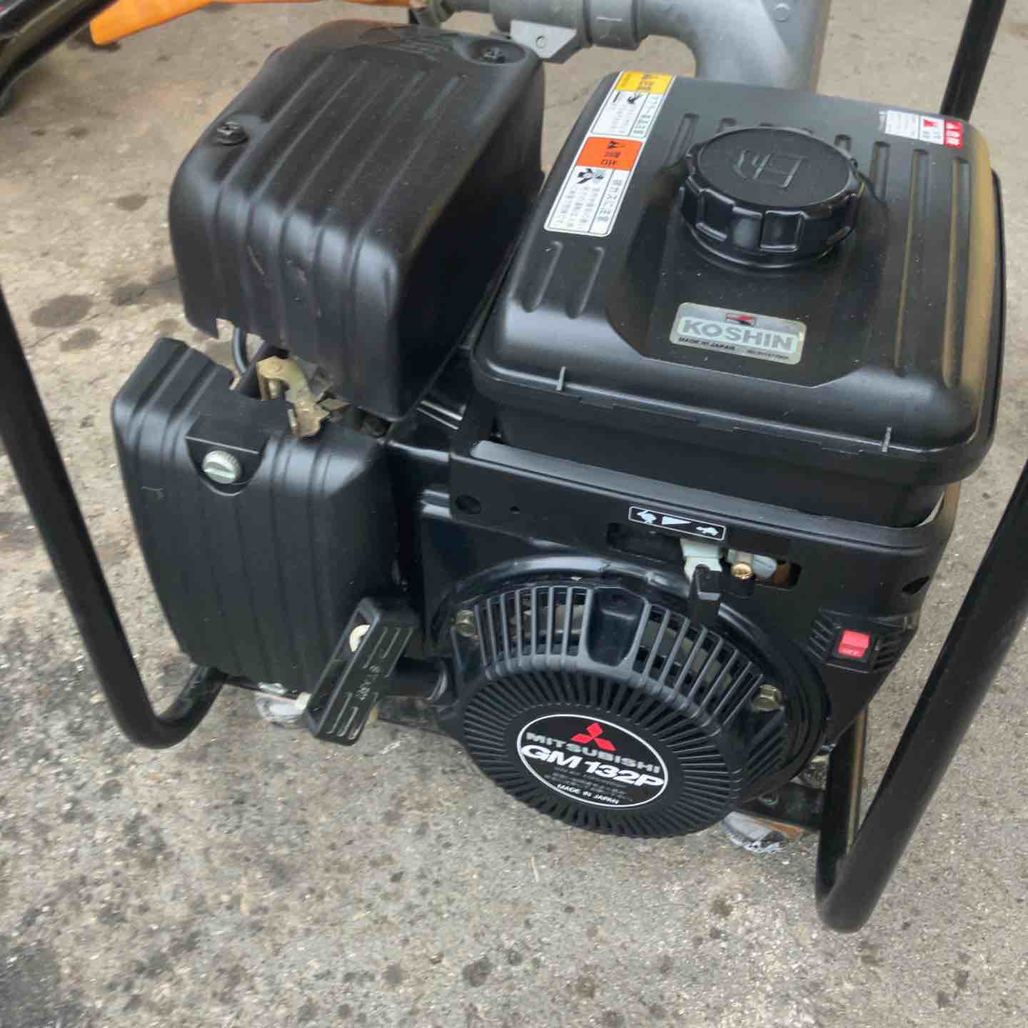 B6e4636 KOSHIN 工進 KM-50 エンジンポンプ 口径：50ｍｍ 4馬力【整備品/動画あり】 : 工進 KM-50 エンジンポンプ ハイデルスポンプ KM-50